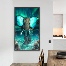 Load image into Gallery viewer, Butterfly Elephant 40*70CM (canvas) Full Round AB Drill Diamond Painting
