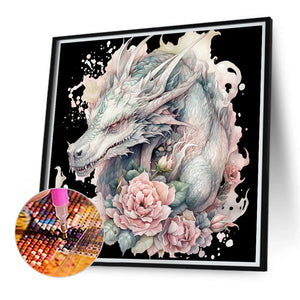 Western Dragon 40*40CM (canvas) Full Round Drill Diamond Painting