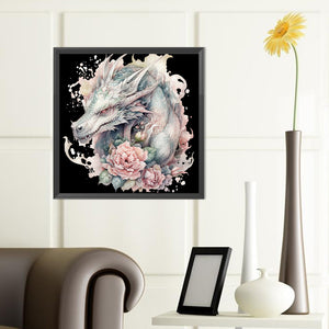 Western Dragon 40*40CM (canvas) Full Round Drill Diamond Painting