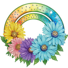 Load image into Gallery viewer, Rainbow Flowers 30*30CM (canvas) Partial Special-Shaped Drill Diamond Painting
