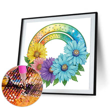 Load image into Gallery viewer, Rainbow Flowers 30*30CM (canvas) Partial Special-Shaped Drill Diamond Painting
