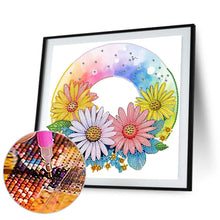 Load image into Gallery viewer, Rainbow Flowers 30*30CM (canvas) Partial Special-Shaped Drill Diamond Painting
