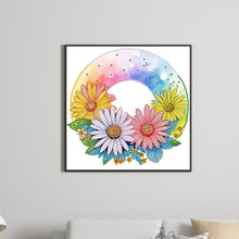 Load image into Gallery viewer, Rainbow Flowers 30*30CM (canvas) Partial Special-Shaped Drill Diamond Painting
