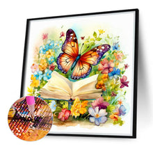 Load image into Gallery viewer, Butterfly Reading 40*40CM (canvas) Full Round Drill Diamond Painting
