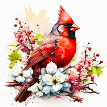 Load image into Gallery viewer, Cardinal 40*40CM (canvas) Full Round Drill Diamond Painting
