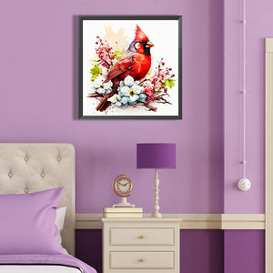 Cardinal 40*40CM (canvas) Full Round Drill Diamond Painting