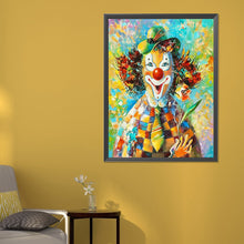 Load image into Gallery viewer, Clown Holding Flowers 50*60CM (canvas) Full Round Drill Diamond Painting
