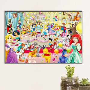 Disney 60*40CM (canvas) Full Round Drill Diamond Painting