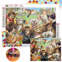 Load image into Gallery viewer, Cat Party 40*30CM (canvas) Full Square Drill Diamond Painting
