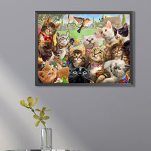 Load image into Gallery viewer, Cat Party 40*30CM (canvas) Full Square Drill Diamond Painting
