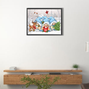 Winter Goblin 40*30CM (canvas) Full Square Drill Diamond Painting