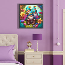 Load image into Gallery viewer, Garden Gnome 40*40CM (canvas) Full Round Drill Diamond Painting
