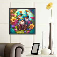 Load image into Gallery viewer, Garden Gnome 40*40CM (canvas) Full Round Drill Diamond Painting
