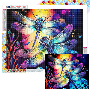 Dragonfly 50*40CM (canvas) Full Square Drill Diamond Painting