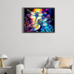 Dragonfly 50*40CM (canvas) Full Square Drill Diamond Painting
