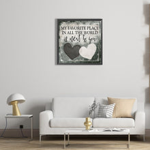 Load image into Gallery viewer, Black And White Love Heart 50*50CM (canvas) Full Round Drill Diamond Painting
