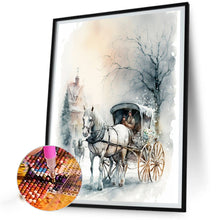 Load image into Gallery viewer, Snow Carriage 40*50CM (canvas) Full Round Drill Diamond Painting
