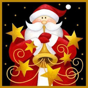 Cute Santa Claus 30*30CM (canvas) Full Square AB Drill Diamond Painting