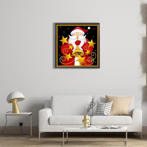 Cute Santa Claus 30*30CM (canvas) Full Square AB Drill Diamond Painting