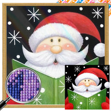 Load image into Gallery viewer, Cute Santa Claus 30*30CM (canvas) Full Square AB Drill Diamond Painting
