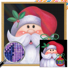 Load image into Gallery viewer, Cute Santa Claus 30*30CM (canvas) Full Square AB Drill Diamond Painting
