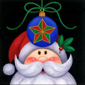 Cute Santa Claus 30*30CM (canvas) Full Square AB Drill Diamond Painting