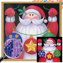 Load image into Gallery viewer, Cute Santa Claus 30*30CM (canvas) Full Square AB Drill Diamond Painting
