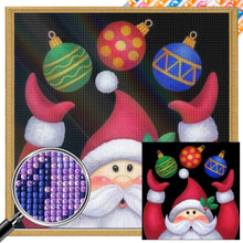 Load image into Gallery viewer, Cute Santa Claus 30*30CM (canvas) Full Square AB Drill Diamond Painting
