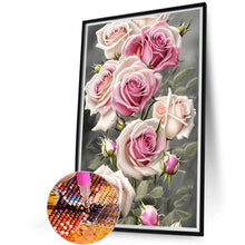 Load image into Gallery viewer, Pale Pink Rose 40*60CM (canvas) Full Round Drill Diamond Painting
