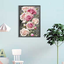 Load image into Gallery viewer, Pale Pink Rose 40*60CM (canvas) Full Round Drill Diamond Painting
