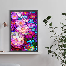 Load image into Gallery viewer, Lotus Glass Painting 40*60CM (canvas) Full Round Drill Diamond Painting

