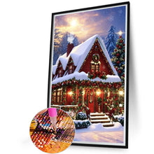 Load image into Gallery viewer, Snow House 40*60CM (canvas) Full Round Drill Diamond Painting
