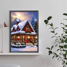 Load image into Gallery viewer, Snow House 40*60CM (canvas) Full Round Drill Diamond Painting
