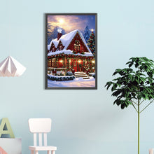 Load image into Gallery viewer, Snow House 40*60CM (canvas) Full Round Drill Diamond Painting
