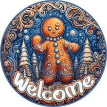 Load image into Gallery viewer, Gingerbread Boy 40*40CM (canvas) Full Round Drill Diamond Painting
