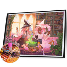 Load image into Gallery viewer, Gathering Of Little Witches 50*40CM (canvas) Full Round Drill Diamond Painting

