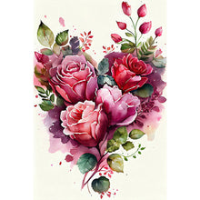 Load image into Gallery viewer, Love Rose 40*60CM (canvas) Full Round Drill Diamond Painting
