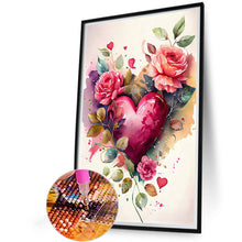 Load image into Gallery viewer, Love Rose 40*60CM (canvas) Full Round Drill Diamond Painting
