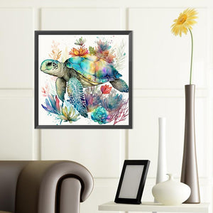 Sea Turtle 40*40CM (canvas) Full Round Drill Diamond Painting