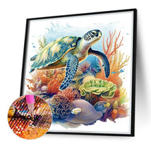 Load image into Gallery viewer, Sea Turtle 40*40CM (canvas) Full Round Drill Diamond Painting
