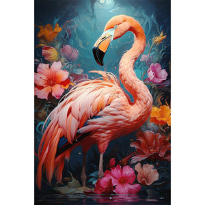 Flamingo 40*60CM (canvas) Full Square AB Drill Diamond Painting