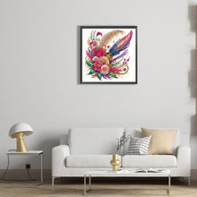 Load image into Gallery viewer, Feathers And Gears 30*30CM (canvas) Partial Special-Shaped Drill Diamond Painting
