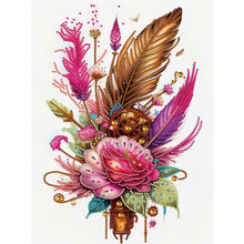 Load image into Gallery viewer, Feathers And Gears 30*40CM (canvas) Partial Special-Shaped Drill Diamond Painting
