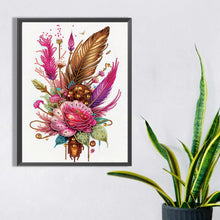 Load image into Gallery viewer, Feathers And Gears 30*40CM (canvas) Partial Special-Shaped Drill Diamond Painting
