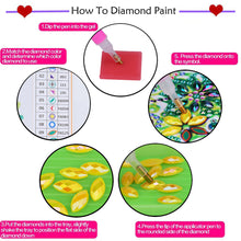 Load image into Gallery viewer, Light Color Mask 30*40CM (canvas) Partial Special-Shaped Drill Diamond Painting
