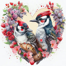 Load image into Gallery viewer, Love Bird 40*40CM (canvas) Full Round Drill Diamond Painting
