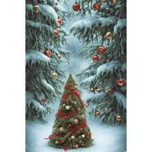 Load image into Gallery viewer, Christmas Tree 40*60CM (canvas) Full Round Drill Diamond Painting
