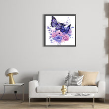 Load image into Gallery viewer, Butterfly 30*30CM (canvas) Partial Special-Shaped Drill Diamond Painting
