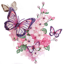 Load image into Gallery viewer, Butterfly 30*30CM (canvas) Partial Special-Shaped Drill Diamond Painting
