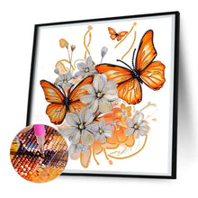 Load image into Gallery viewer, Butterfly 30*30CM (canvas) Partial Special-Shaped Drill Diamond Painting
